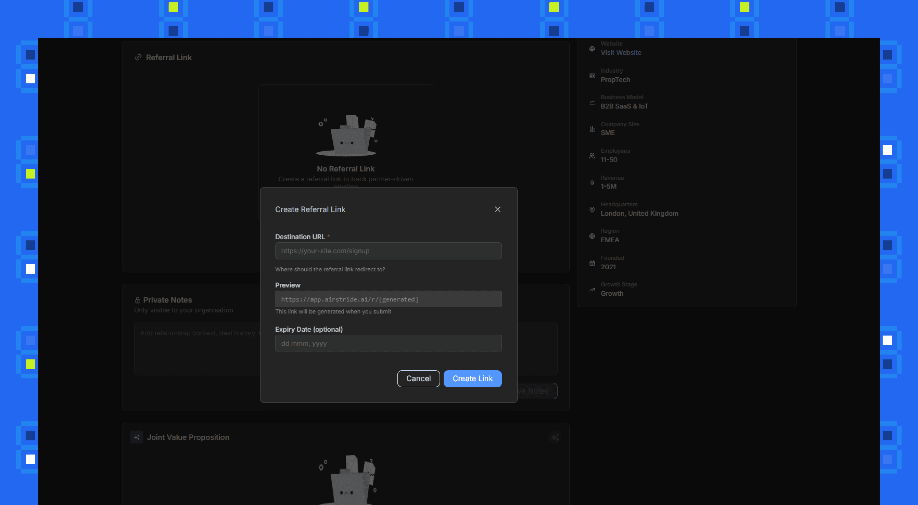 Partner Referral Links with Deal Attribution